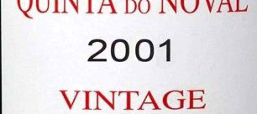 Noval lança o Vintage Nacional 2001