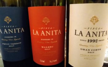 Novamente por aqui os vinhos elegantes da pequena bodega argentina Finca La Anita